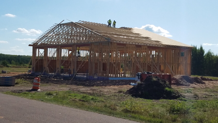 Exterior walls and roof