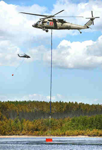 WI National Guard Black Hawk helicopters