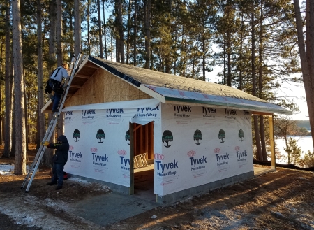 Shelter under construction - December, 2018